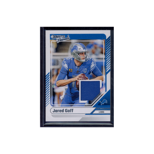 Jared Goff 2024 Panini Donruss Football Threads Jersey