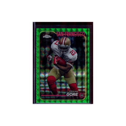Frank Gore 2024 Topps Chrome Football Green /99