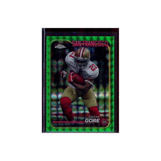 Frank Gore 2024 Topps Chrome Football Green /99