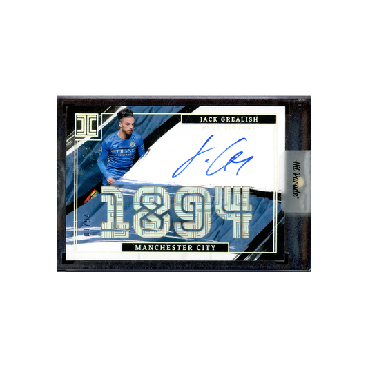Jack Grealish 2021-22 Panini Impeccable Premier League Soccer Club History Auto /94