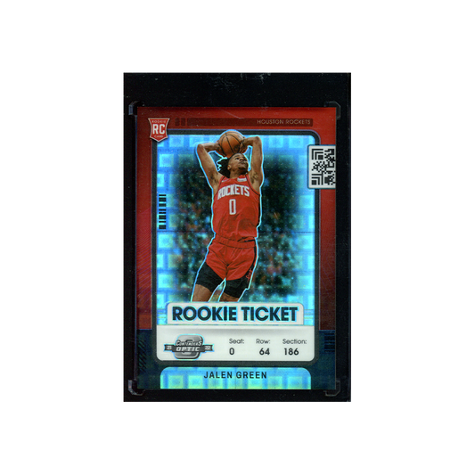 Jalen Green 2021-22 Panini Contenders Optic Basketball Rookie Ticket Black Pandora