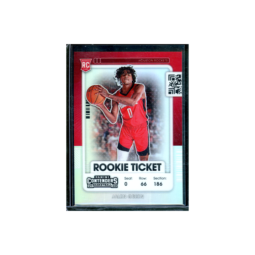 Jalen Green 2021-22 Panini Contenders Basketball Rookie Ticket Variation