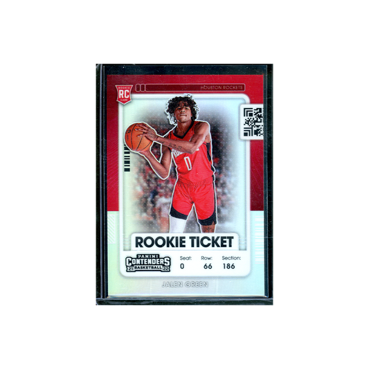 Jalen Green 2021-22 Panini Contenders Basketball Rookie Ticket Variation