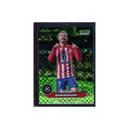 Antoine Griezmann 2023-24 Topps Stadium Club Chrome UCL Soccer Green /99