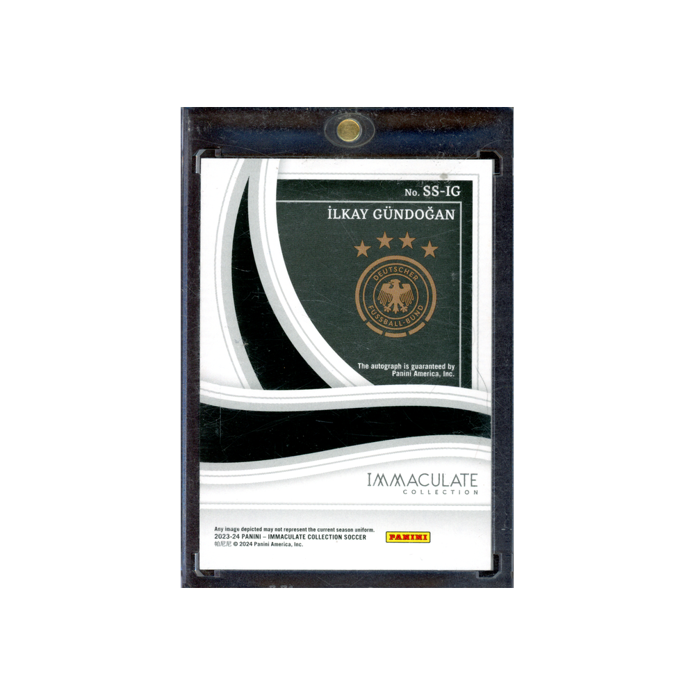 Ilkay Gündogan 2023-24 Panini Immaculate Collection Soccer Shadow Signatures Auto 1/1