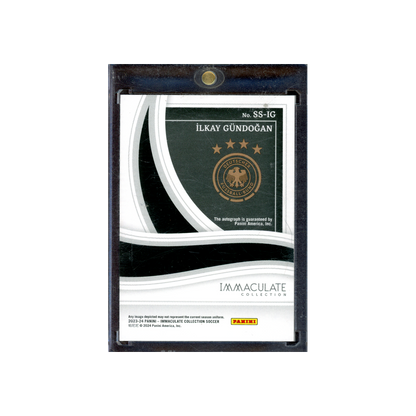 Ilkay Gündogan 2023-24 Panini Immaculate Collection Soccer Shadow Signatures Auto 1/1
