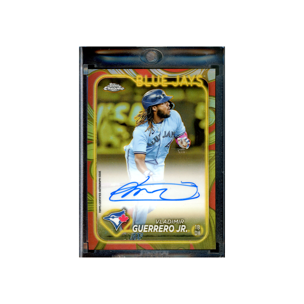 Vladimir Guerrero Jr. 2024 Topps Chrome Auto Rose Gold /25