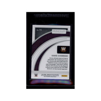 Eddie Guerrero 2022 Panini Immaculate Collection WWE Red /40