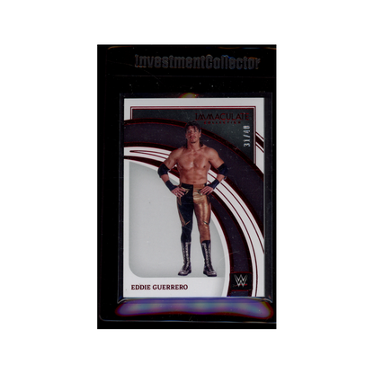 Eddie Guerrero 2022 Panini Immaculate Collection WWE Red /40