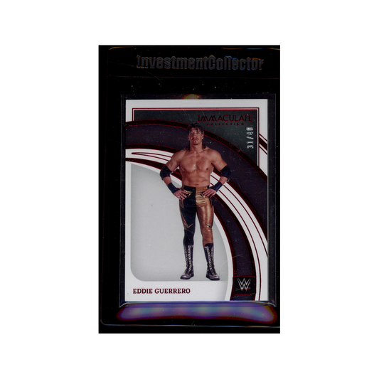 Eddie Guerrero 2022 Panini Immaculate Collection WWE Red /40