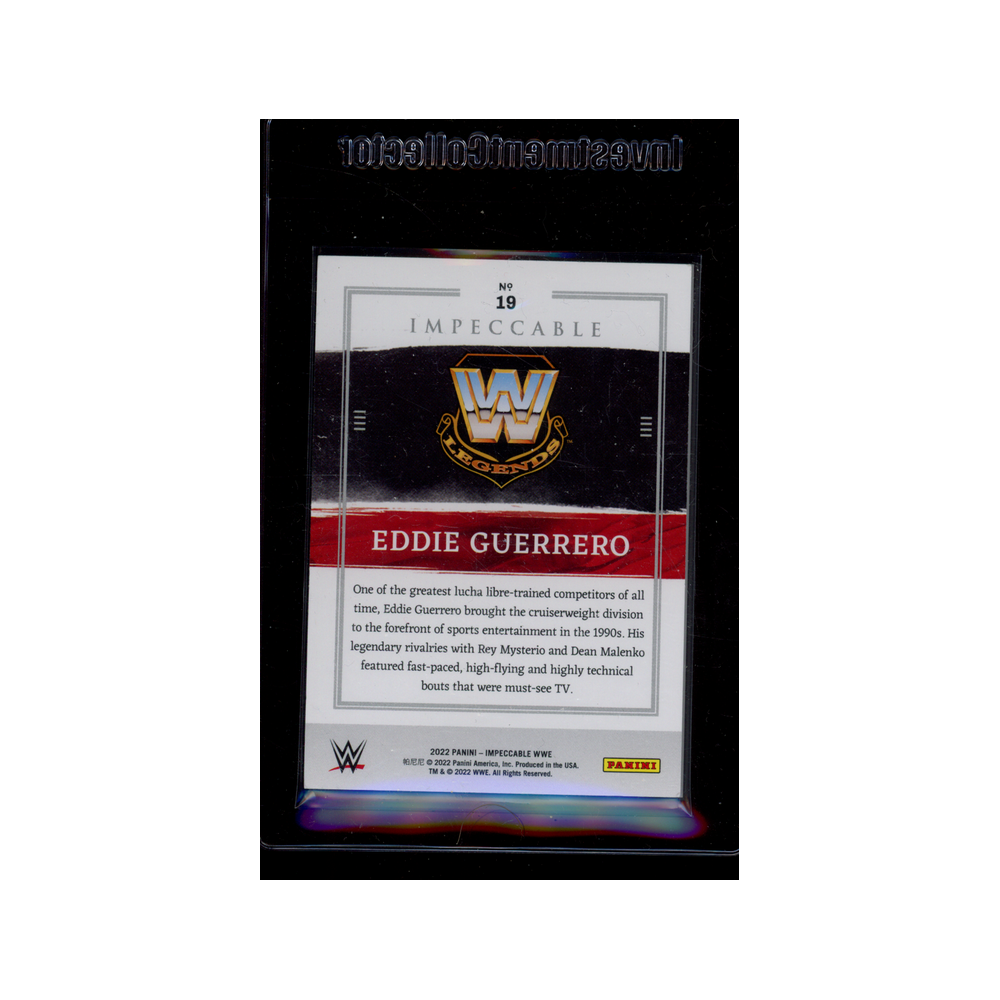 Eddie Guerrero 2022 Panini Impeccable WWE /25