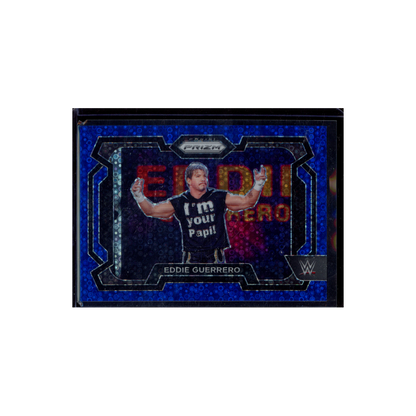 Eddie Guerrero 2024 Panini Prizm WWE Undercard Blue Disco Prizm /25