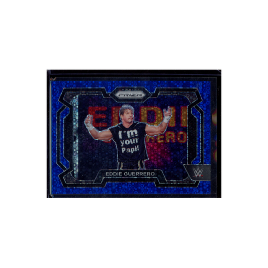 Eddie Guerrero 2024 Panini Prizm WWE Undercard Blue Disco Prizm /25
