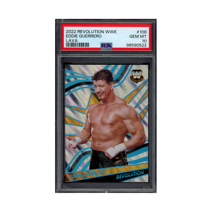 Eddie Guerrero 2022 Panini Revolution WWE Lava /10 PSA 10