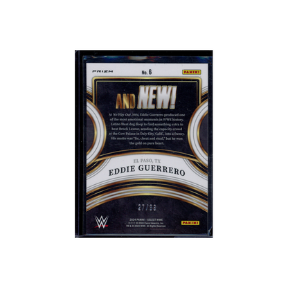 Eddie Guerrero 2024 Panini Select WWE And New! Red /99