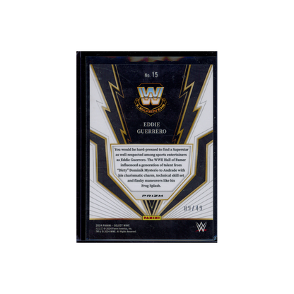 Eddie Guerrero 2024 Panini Select WWE Turbocharged Blue /49