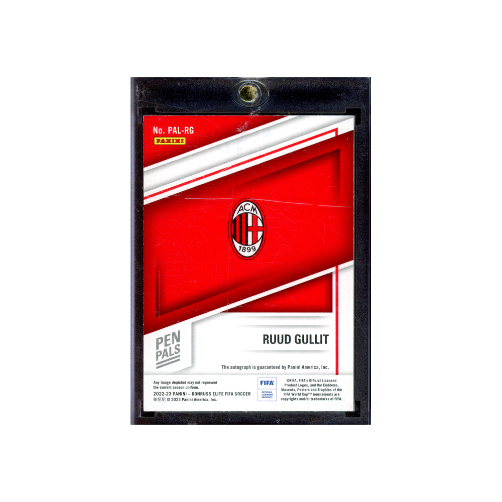 Ruud Gullit 2022-23 Panini Donruss Elite Fifa Soccer Pen Pals Auto /6