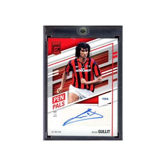Ruud Gullit 2022-23 Panini Donruss Elite Fifa Soccer Pen Pals Auto /6