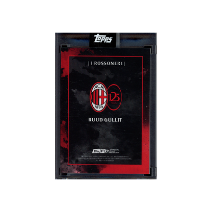 Ruud Gullit 2024 Topps AC Milan Set Auto /49