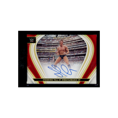 Gunther 2023 Panini Immaculate Collection WWE Standing Tall At Wrestlemania 39 Auto /99