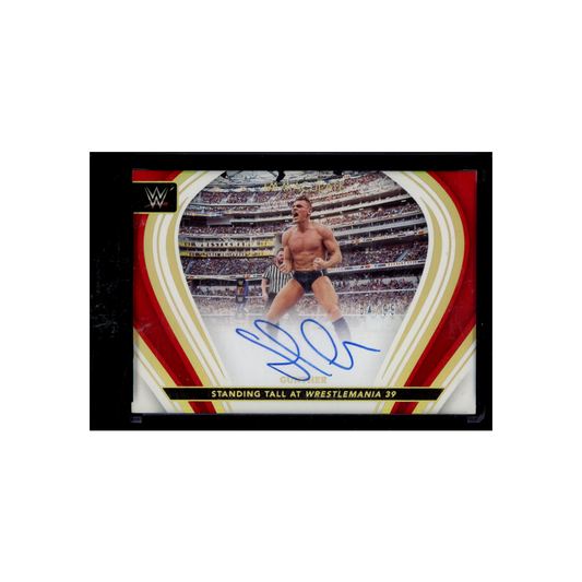 Gunther 2023 Panini Immaculate Collection WWE Standing Tall At Wrestlemania 39 Auto /99