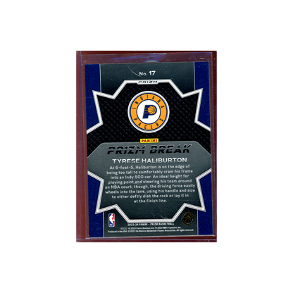 Tyrese Haliburton 2023-24 Panini Prizm Basketball Prizm Break Disco