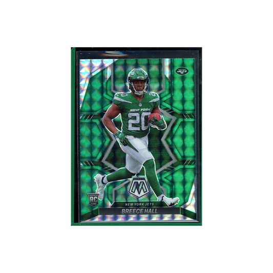 Breece Hall 2022 Panini Mosaic Football Green Rookie