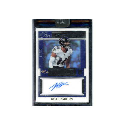 Kyle Hamilton 2022 Panini One Football Day One Rookie Auto /99