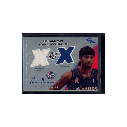 Richard Hamilton 2003 Ultimate Collection Patch Auto /32