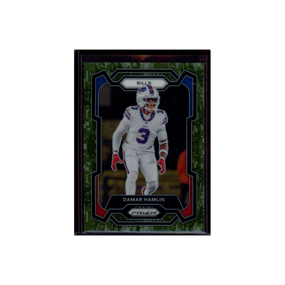 Damar Hamlin 2023 Panini Prizm Footall Forest Camo /15