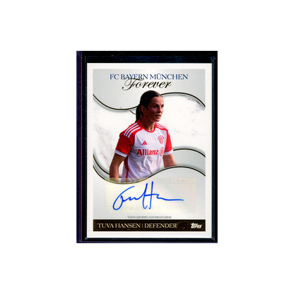 Tuva Hansen 2023-24 Topps FC Bayern Munich Forever Soccer Auto
