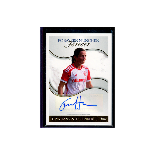 Tuva Hansen 2023-24 Topps FC Bayern München Forever Soccer Auto