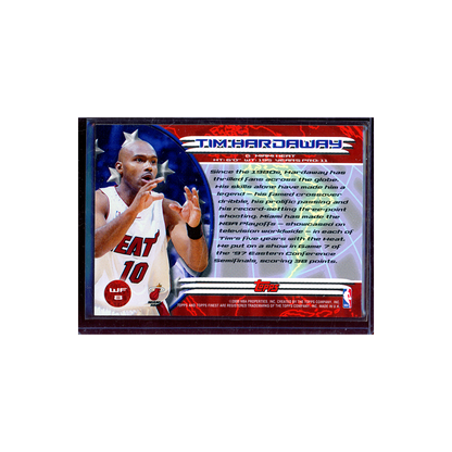Tim Hardaway 2000 Topps Finest Basketball World's Finest