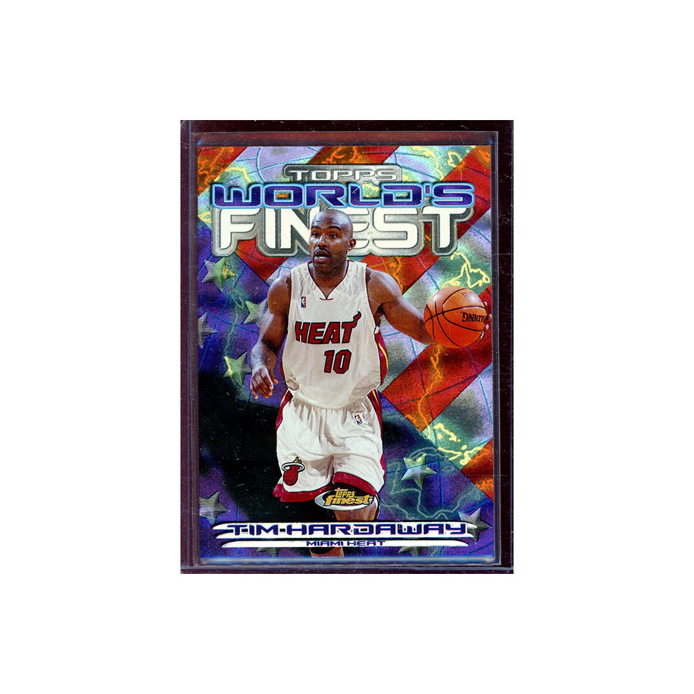 Tim Hardaway 2000 Topps Finest Basketball World's Finest