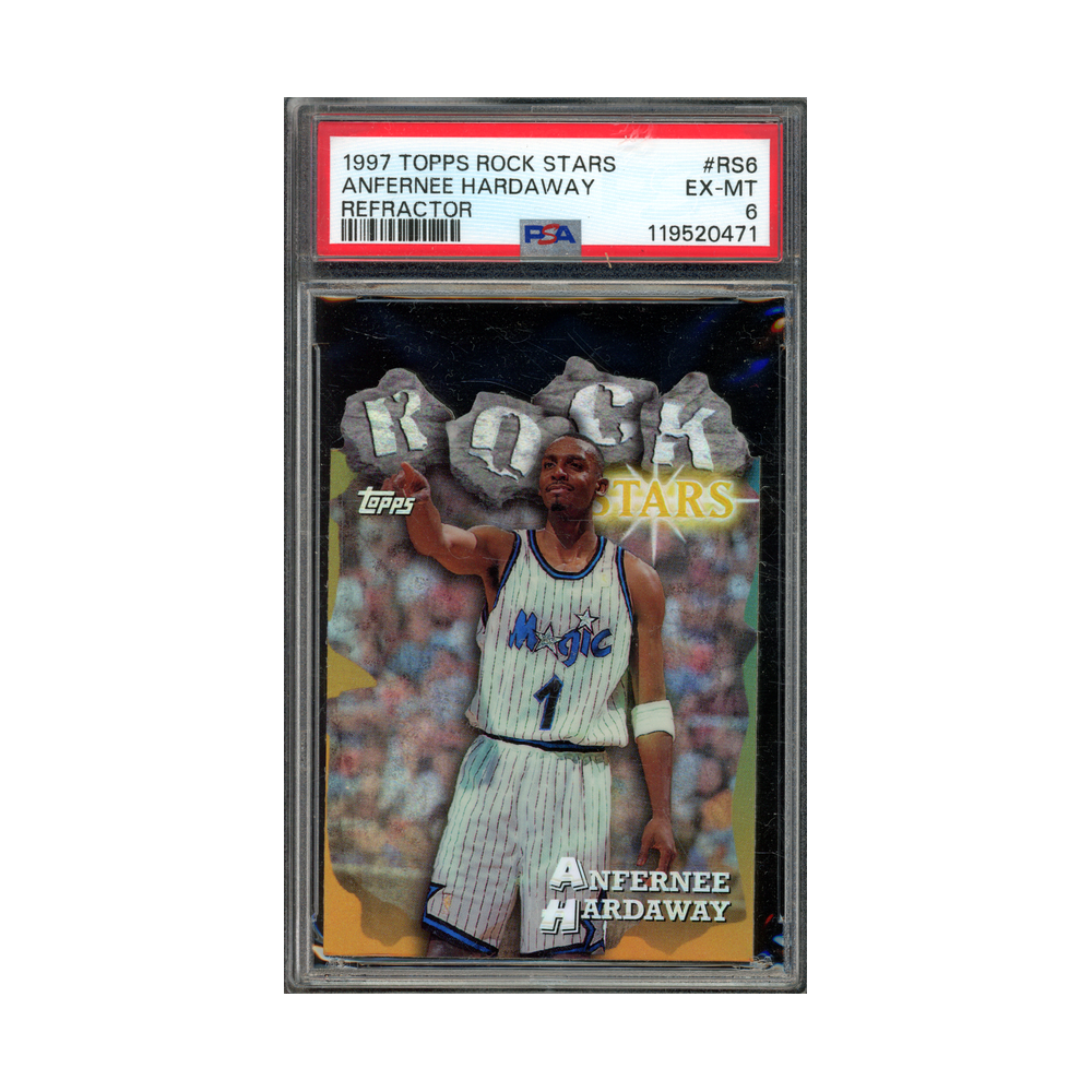 Anfernee Hardaway 1997 Rock Stars Refractor PSA 6