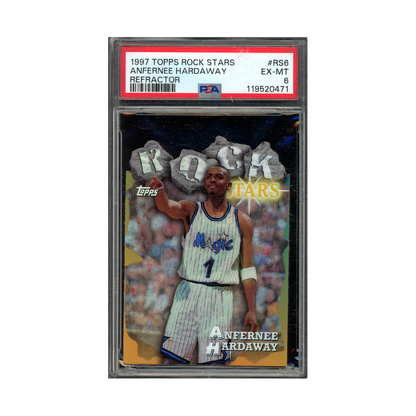 Anfernee Hardaway 1997 Rock Stars Refractor PSA 6