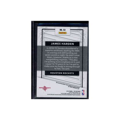 James Harden 2019 Panini The National Player-Worn /25