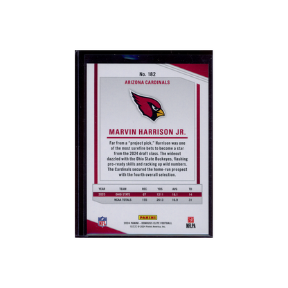 Marvin Harrison Jr. 2024 Panini Donruss Elite Football Rookie /999