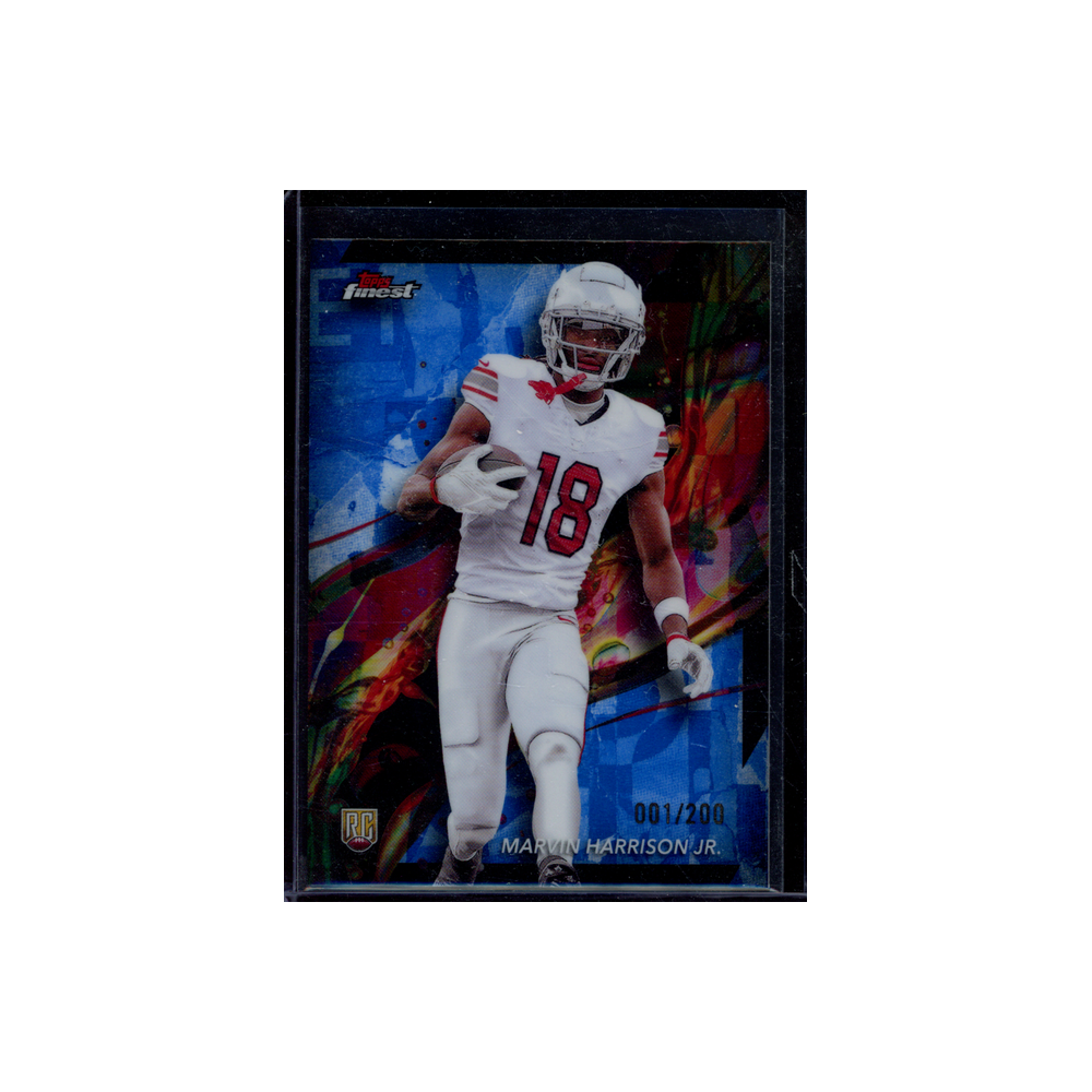 Marvin Harrison Jr. 2024 Topps Finest Football Rookie Blue /200