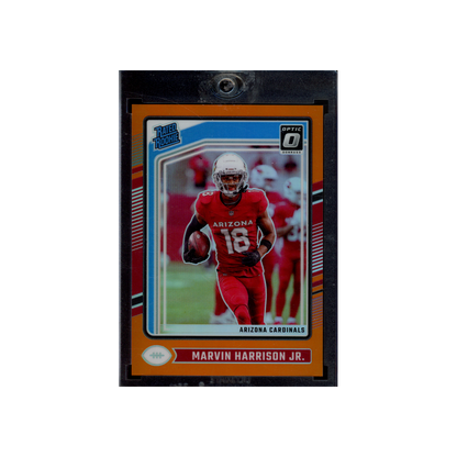 Marvin Harrison Jr 2024 Panini Donruss Optic Football Rated Rookie Orange /249
