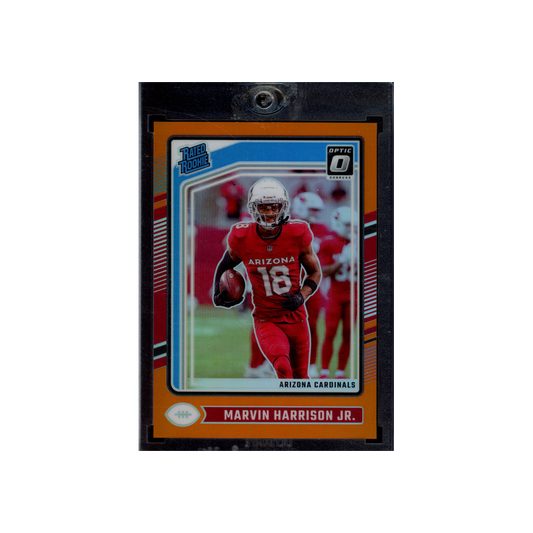 Marvin Harrison Jr 2024 Panini Donruss Optic Football Rated Rookie Orange /249
