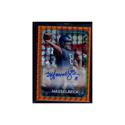 Matt Hasselbeck 2024 Topps Chrome Football Orange Auto /25