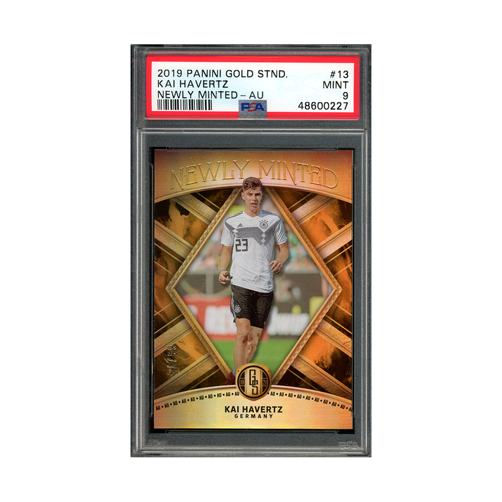 Kai Havertz 2019 Panini Gold Standard Newly Minted AU /79 PSA 9