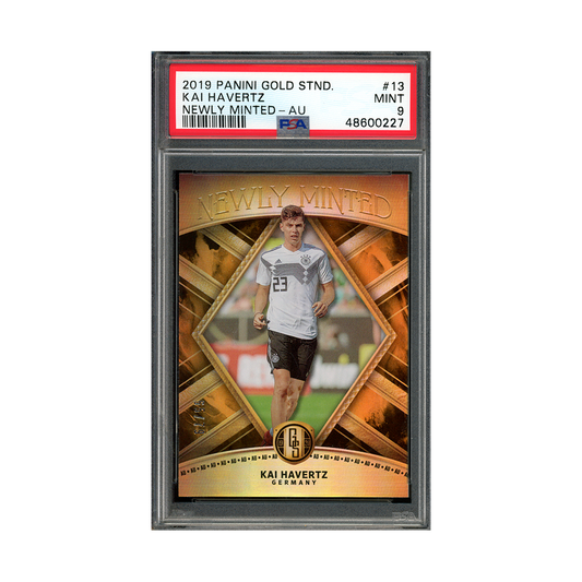 Kai Havertz 2019 Panini Gold Standard Newly Minted AU /79 PSA 9