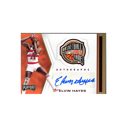 Elvin Hayes 2019-20 Panini Chronicles Playoff Basketball Basketball Hall of Fame Auto Red