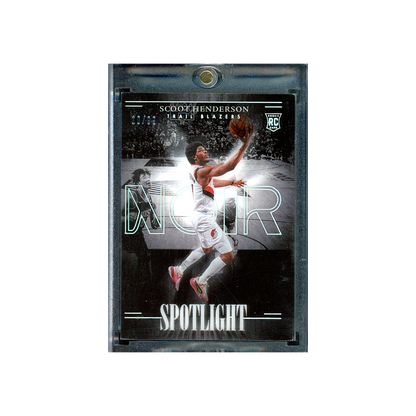 Scoot Henderson 2023-24 Panini Noir Basketball Spotlight Rookie