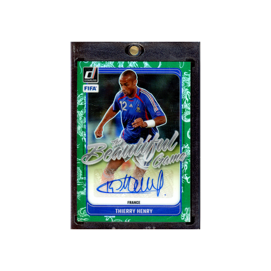 Thierry Henry 2024-25 Panini Donruss Soccer The Beautiful Game Auto Dragon /5