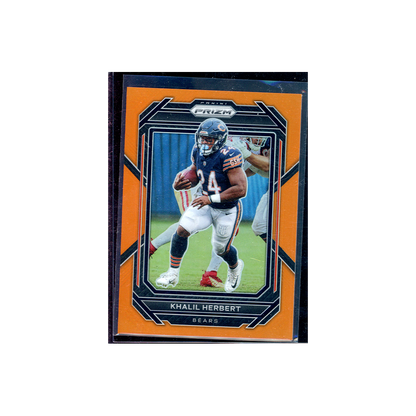 Khalil Herbert 2022 Panini Prizm Football Orange Primz /249