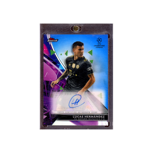 Lucas Hernandez 2022 Topps Finest UCL Auto /150