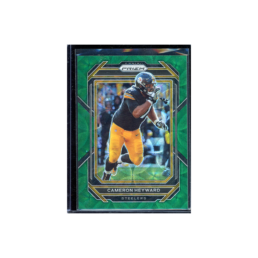 Cameron Heyward 2022 Panini Prizm Football Green Scope /75